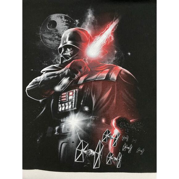 Star Wars Darth Vader T-Shirt Fifth Sun Black 100% Cotton Size 2XL - Picture 7 of 7